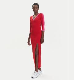 Снимка на adidas Ежедневна рокля adicolor Classics 3-Stripes JW3668 Червен Slim Fit