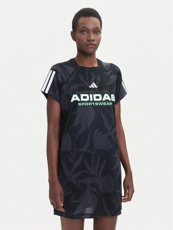 Снимка на adidas Ежедневна рокля Tiro x Common Goal Graphic JL7638 Черен Loose Fit