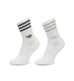 Снимка на adidas Комплект 2 чифта дълги чорапи дамски Glt Crew HC9561 Бял