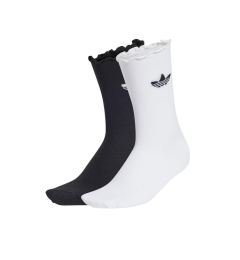 Снимка на adidas Комплект 2 чифта дълги чорапи дамски Ruffle Sock 2P JD5623 Бял
