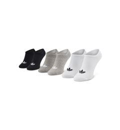 Снимка на adidas Комплект 3 чифта къси чорапи унисекс Trefoil Liner FT8524 Бял