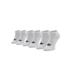 Снимка на adidas Комплект 3 чифта къси чорапи унисекс Trefoil Liner S20273 Бял