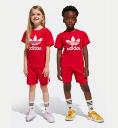 Снимка на adidas Комплект тишърт и панталонки adicolor JC9156 Червен Regular Fit