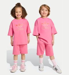 Снимка на adidas Комплект тишърт и панталонки Big Logo Execution KA0222 Розов Loose Fit