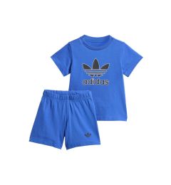 Снимка на adidas Комплект тишърт и панталонки Big Logo Execution KA2652 Син Regular Fit