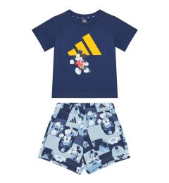 Снимка на adidas Комплект тишърт и панталонки Disney Mickey Mouse JD0377 Тъмносин Regular Fit