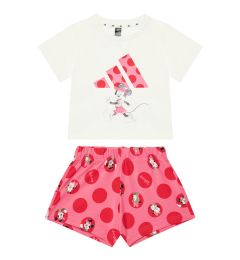 Снимка на adidas Комплект тишърт и панталонки Disney Mickey Mouse JF3626 Цветен Regular Fit