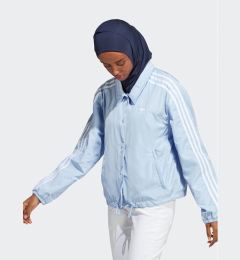 Снимка на adidas Преходно яке Adicolor Classics 3-Stripes Coach Jacket IC5480 Светлосиньо Loose Fit