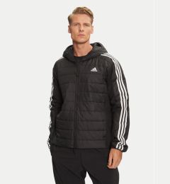 Снимка на adidas Преходно яке Essentials 3-Stripes Hybrid IN7195 Черен Regular Fit