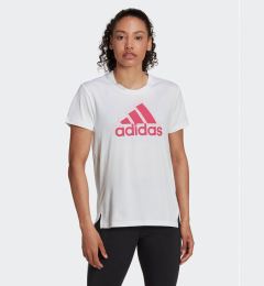 Снимка на adidas Тениска от техническо трико 3-Stripes Sport Brand Love T-Shirt HK6514 Бял Regular Fit