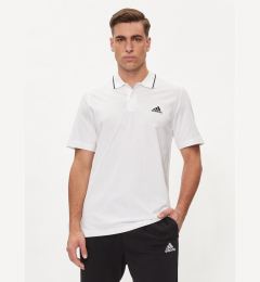 Снимка на adidas Тениска с яка и копчета Essentials Piqué Small Logo Polo Shirt IC9315 Бял Regular Fit