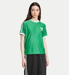 Снимка на adidas Тишърт adicolor 3-Stripes IY7227 Зелен Loose Fit