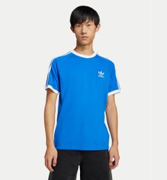 Снимка на adidas Тишърт adicolor Classics 3-Stripes JD2880 Син Slim Fit