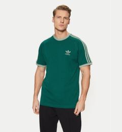 Снимка на adidas Тишърт adicolor Classics 3-Stripes JN7017 Зелен Slim Fit
