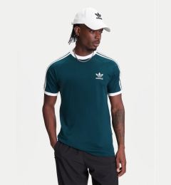 Снимка на adidas Тишърт adicolor Classics 3-Stripes JY1374 Зелен Slim Fit