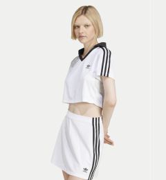 Снимка на adidas Тишърт adicolor Football Jacquard JD2608 Бял Slim Fit