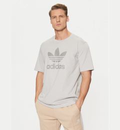 Снимка на adidas Тишърт adicolor Trefoil JP2548 Сив Regular Fit