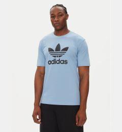 Снимка на adidas Тишърт adicolor Trefoil JY3758 Светлосиньо Regular Fit