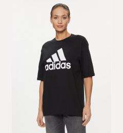 Снимка на adidas Тишърт Essentials Big Logo Boyfriend T-Shirt HR4931 Черен Loose Fit