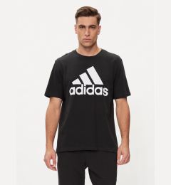 Снимка на adidas Тишърт Essentials Single Jersey Big Logo T-Shirt IC9347 Черен Regular Fit