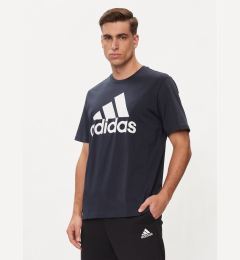 Снимка на adidas Тишърт Essentials Single Jersey Big Logo T-Shirt IC9348 Син Regular Fit
