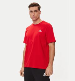 Снимка на adidas Тишърт Essentials Single Jersey Embroidered Small Logo T-Shirt IC9290 Червен Regular Fit