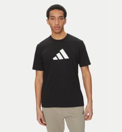 Снимка на adidas Тишърт Future Icons 3 Bar Logo JI8770 Черен Regular Fit