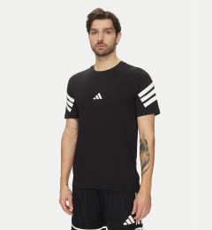 Снимка на adidas Тишърт Future Icons 3-Stripes JD4877 Черен Regular Fit