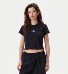 Снимка на adidas Тишърт Future Icons Small Logo Baby JE4000 Черен Slim Fit
