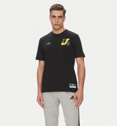 Снимка на adidas Тишърт Jamaica VRCT JE5331 Черен Regular Fit