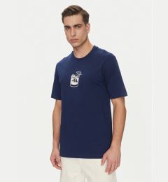 Снимка на adidas Тишърт Lounge Drink Graphic JJ4014 Тъмносин Regular Fit