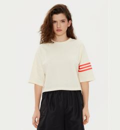 Снимка на adidas Тишърт Neuclassics JI8512 Бежов Regular Fit