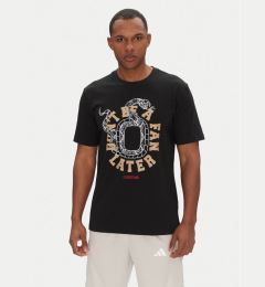 Снимка на adidas Тишърт Overtime Spring Graphic JM0291 Черен Regular Fit