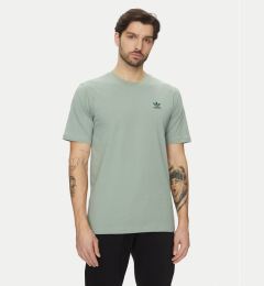 Снимка на adidas Тишърт Trefoil Essentials JC9993 Зелен Regular Fit