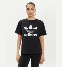 Снимка на adidas Тишърт Trefoil IR9533 Черен Regular Fit