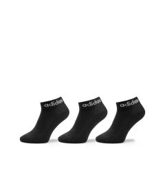 Снимка на adidas Чорапи къси унисекс Linear Ankle Socks Cushioned Socks 3 Pairs IC1303 Черен