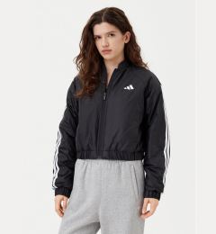 Снимка на adidas Яке бомбър Essentials 3-Stripes JD1296 Черен Loose Fit