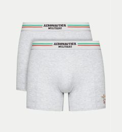 Снимка на Aeronautica Militare Комплект 2 чифта боксерки AM1UBX002 Сив