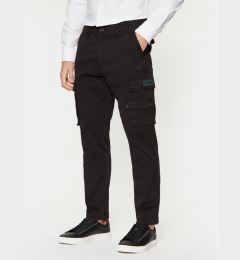 Снимка на Aeronautica Militare Текстилни панталони 242PA1632CT3399 Черен Tapered Fit