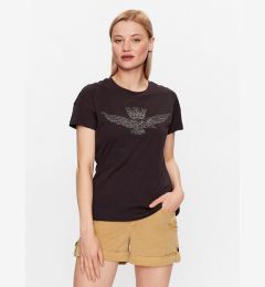 Снимка на Aeronautica Militare Тишърт 231TS2103DJ510 Черен Regular Fit