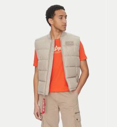 Снимка на Alpha Industries Жилетка за костюм 118109 Бежов Regular Fit