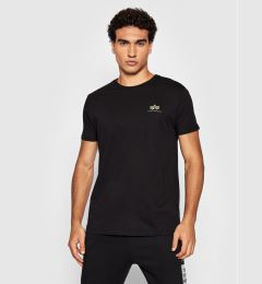 Снимка на Alpha Industries Тишърт Backprint 128507CP Черен Regular Fit