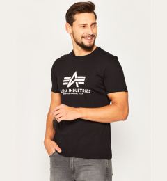 Снимка на Alpha Industries Тишърт Basic T-Shirt 100501 Черен Regular Fit