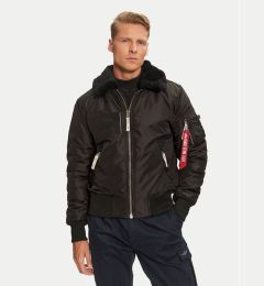 Снимка на Alpha Industries Яке бомбър 143104 Черен Regular Fit
