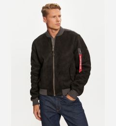 Снимка на Alpha Industries Яке бомбър 148122 Черен Regular Fit