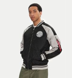 Снимка на Alpha Industries Яке бомбър Japan Warrior Souvenir 146101 Черен Regular Fit