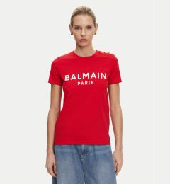 Снимка на Balmain Тишърт BF1EF005BB02 Червен Regular Fit