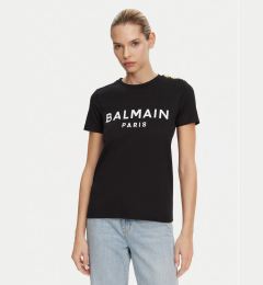 Снимка на Balmain Тишърт BF1EF005BB02 Черен Regular Fit