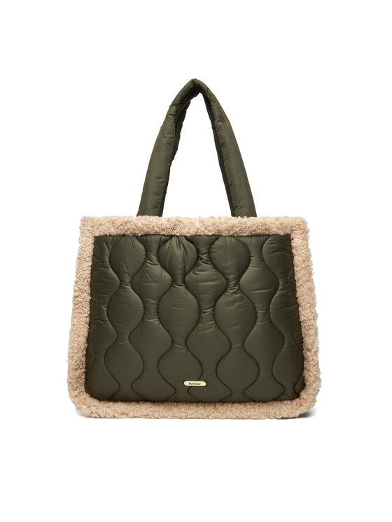Снимка на Barbour Дамска чанта Marnie Quilt Tote Bag LBA0482OL71 Каки