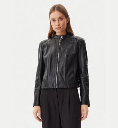 Снимка на BOSS Кожено яке C_Saleste 50522033 Черен Regular Fit